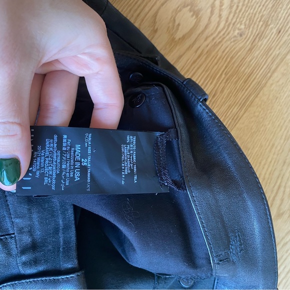 UNRAVEL LEATHER PANTS - Picture 4 of 4